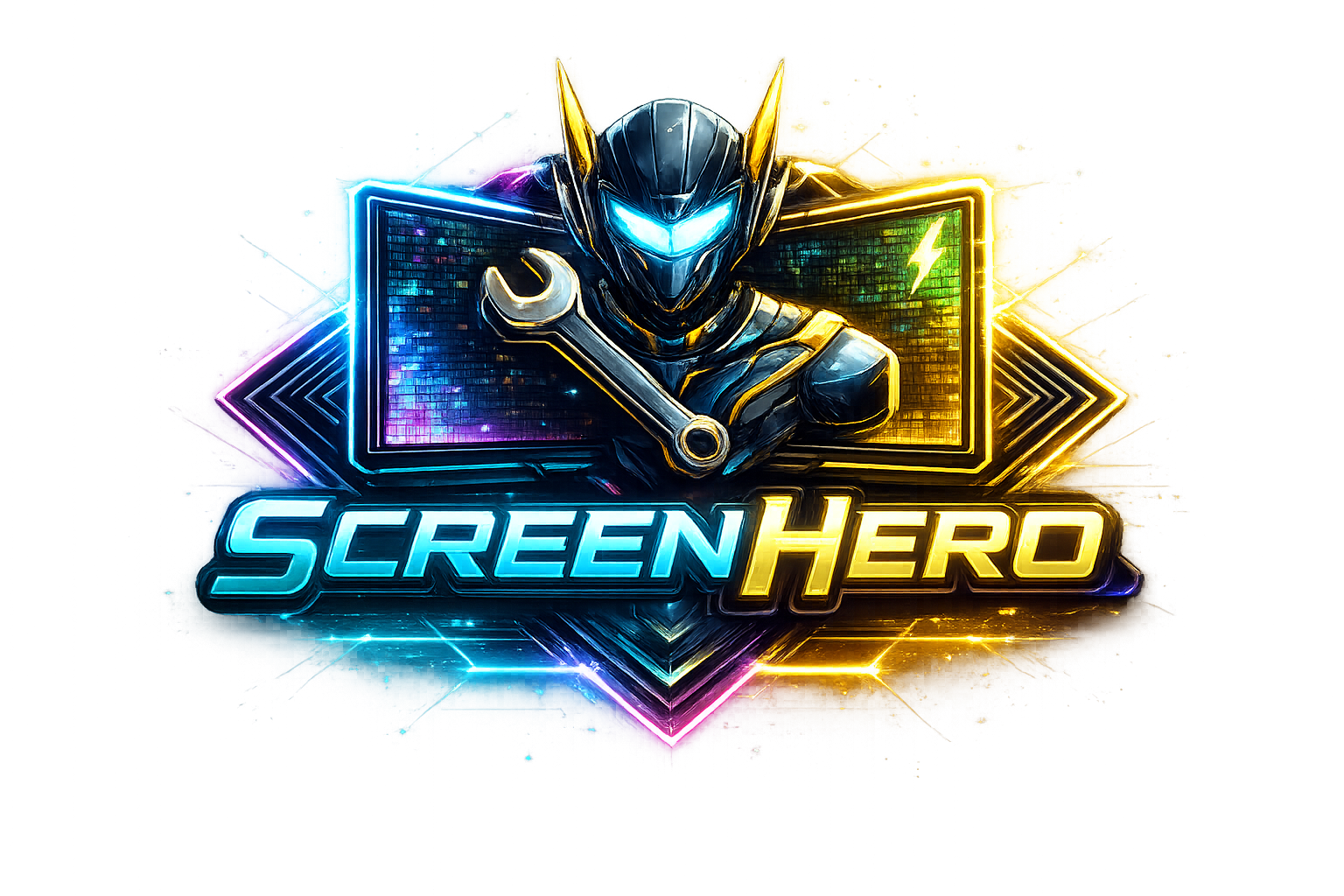 ScreenHero - cyberpunkowy bohater naprawy ekranów